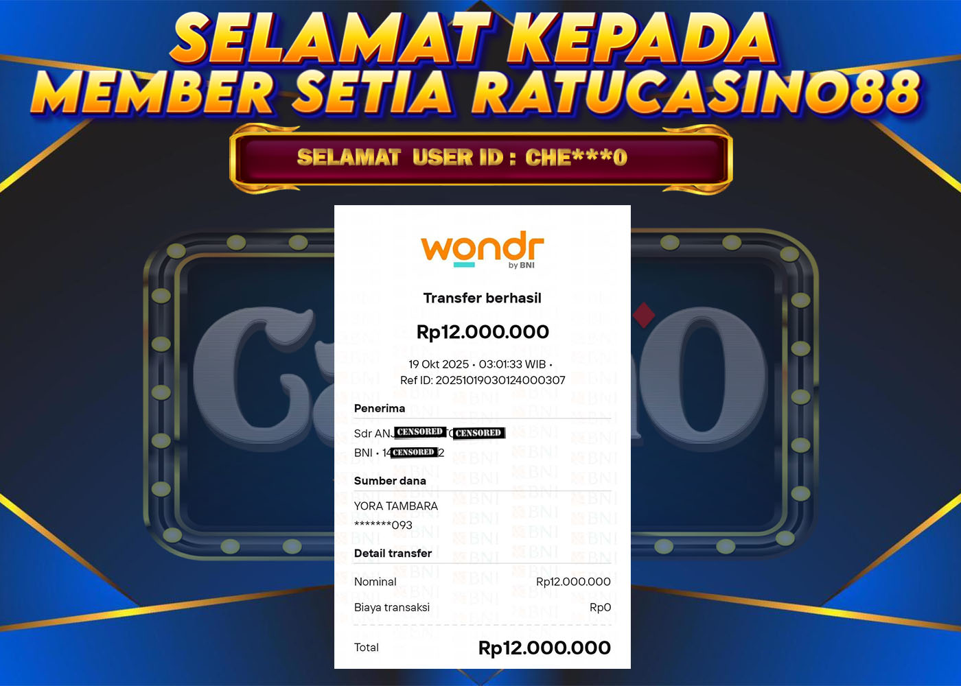 WITHDRAWAL MEMBER 95